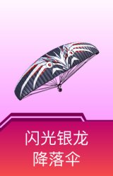 闪光银龙降落伞