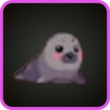 驯熟的暗黑迷你海狮