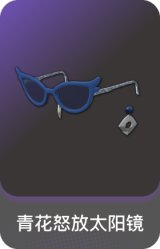 青花怒放太阳镜