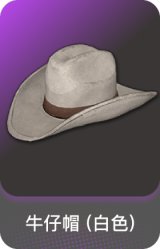 牛仔帽 (白色)