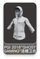PGI 2018"GHOST GAMING"连帽卫衣