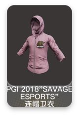 PGI 2018"SAVAGE ESPORTS"连帽卫衣