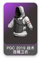 PGC 2019 战术连帽卫衣