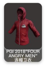 PGI 2018"FOUR ANGRY MEN"连帽卫衣
