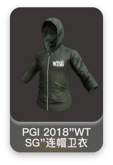 PGI 2018"WTSG"连帽卫衣