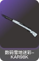数码雪地迷彩-KAR98K