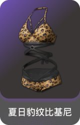 夏日豹纹比基尼