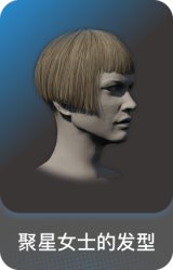 聚星女士的发型