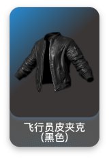 飞行员皮夹克(黑色)