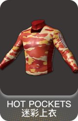 HOT POCKETS 迷彩上衣