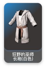狂野的巫师长袍(白色)