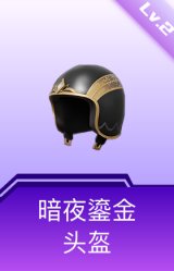 暗夜鎏金头盔(2级)
