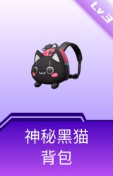 神秘黑猫背包(3级)