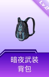 暗夜武装背包(2级)