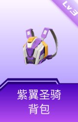 紫翼圣骑背包(3级)