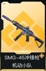 SMG-45冲锋枪-机动小队