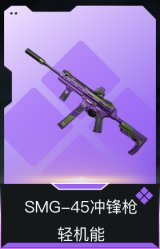 SMG-45冲锋枪-轻机能