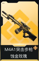M4A1突击步枪-蚀金玫瑰