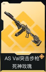 AS Val突击步枪-死神玫瑰