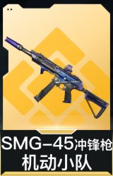SMG-45冲锋枪-机动小队
