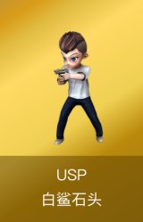 USP-白鲨石头