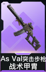As Val突击步枪-战术甲胄