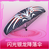 闪光银龙降落伞