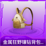 金属狂野镶钻背包(1级)