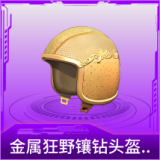 金属狂野镶钻头盔(2级)
