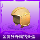 金属狂野镶钻头盔(3级)