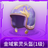 金域紫灵头盔(1级)