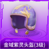 金域紫灵头盔(3级)