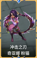冲击之刃 奇亚娜 粉猫