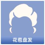 花苞盘发
