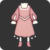 青鸟盛装彩纸连衣裙