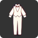 米色西服套装