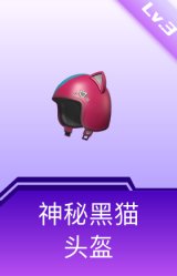 神秘黑猫头盔(3级)