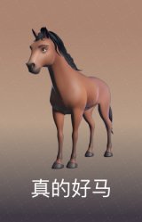 真的好马